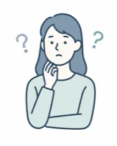 何を確認すべきか分からず悩む人のイラスト